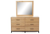 witmer furniture brown mirror   