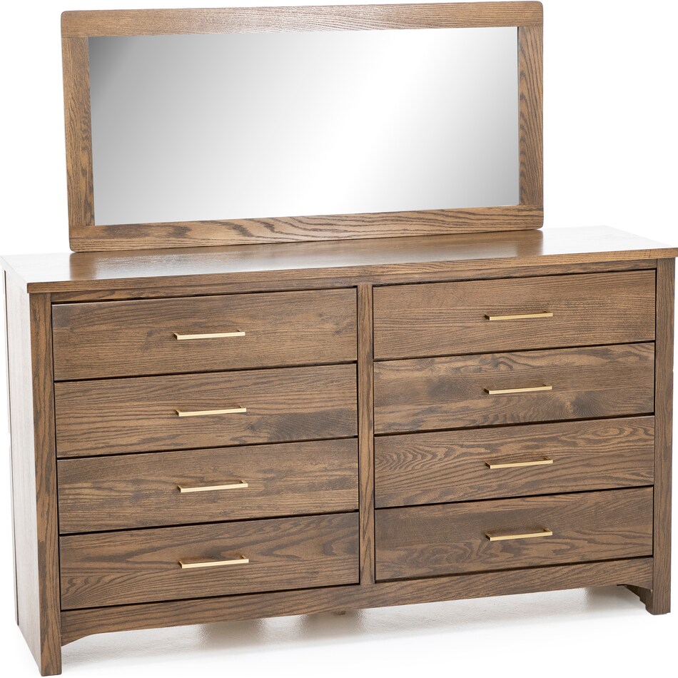 witmer furniture brown mirror   