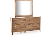 witmer furniture brown mirror   