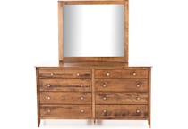 witmer furniture brown mirror   