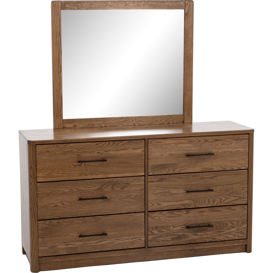 witmer furniture brown mirror   
