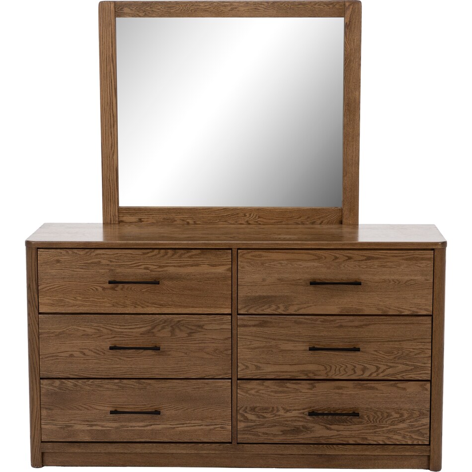 witmer furniture brown mirror   