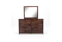 witmer furniture brown mirror   