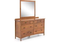 witmer furniture brown mirror   