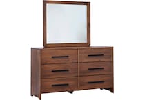 witmer furniture brown mirror   
