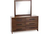 witmer furniture brown mirror   