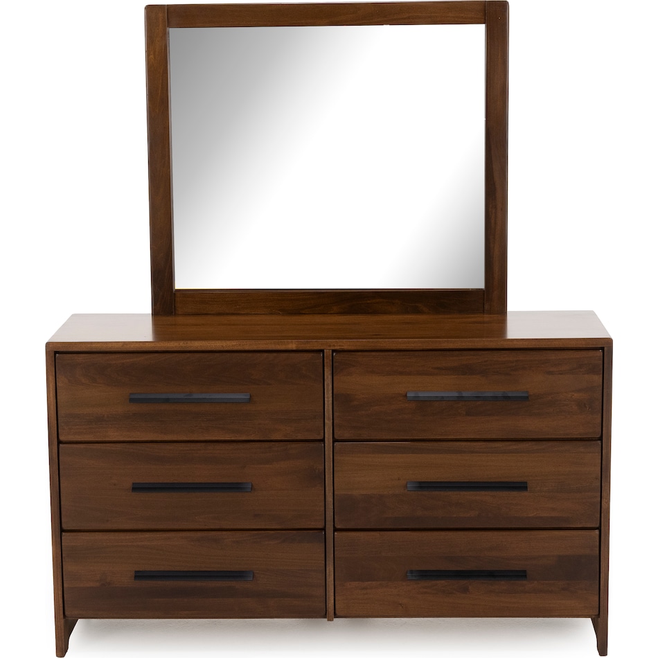 witmer furniture brown mirror   
