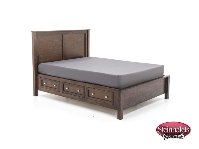 witmer furniture brown queen bed package  image qp  