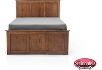 witmer furniture brown queen bed package  image qpk  