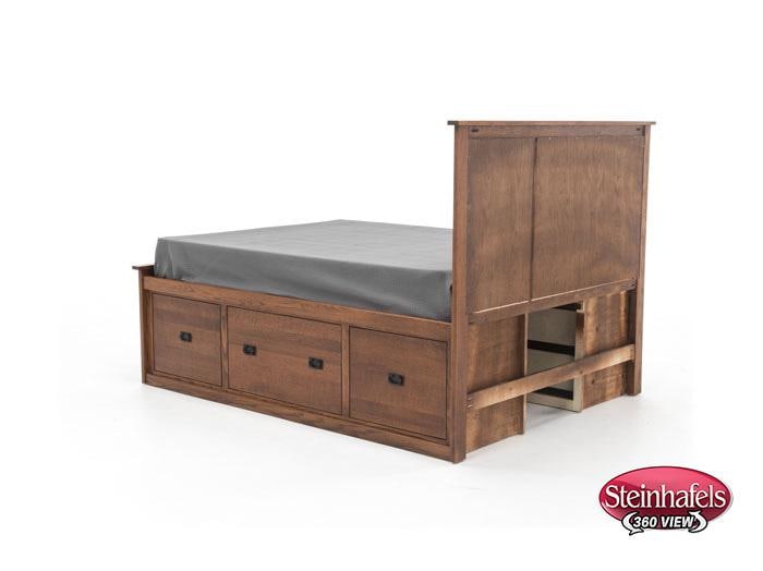 witmer furniture brown queen bed package  image qpk  
