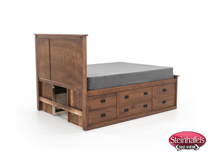 witmer furniture brown queen bed package  image qpk  