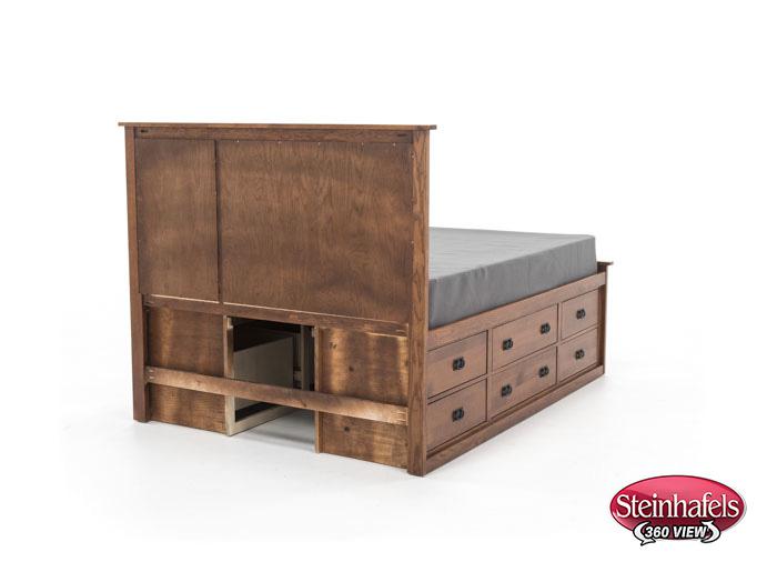 witmer furniture brown queen bed package  image qpk  
