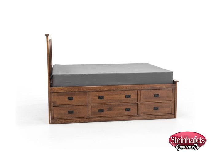 witmer furniture brown queen bed package  image qpk  