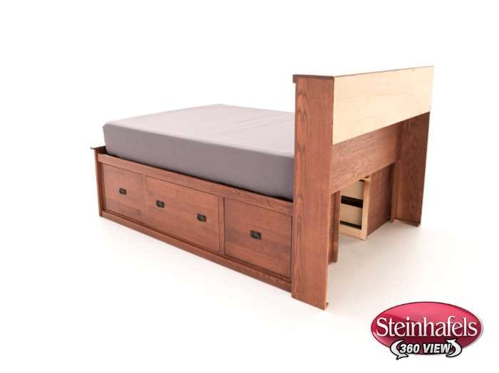 witmer furniture brown queen bed package  image qbs  