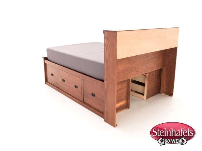 witmer furniture brown queen bed package  image qbs  