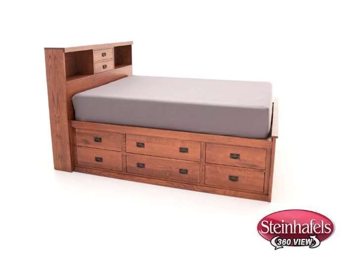 witmer furniture brown queen bed package  image qbs  