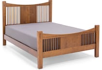 witmer furniture brown queen bed package qb  