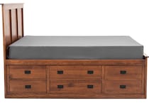 witmer furniture brown queen bed package qpk  