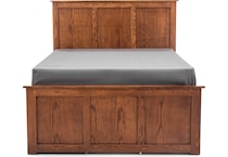 witmer furniture brown queen bed package qpk  