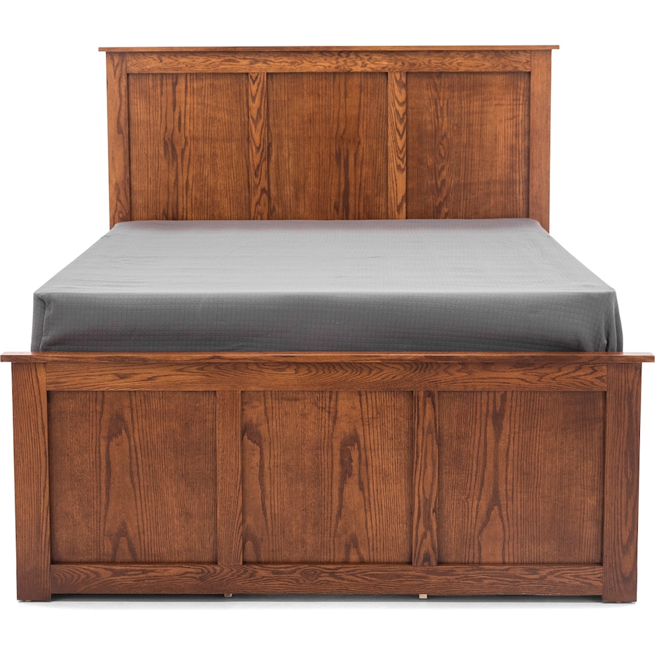 witmer furniture brown queen bed package qpk  