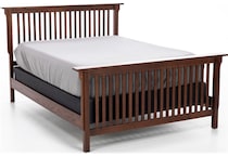 witmer furniture brown queen bed package qplf  
