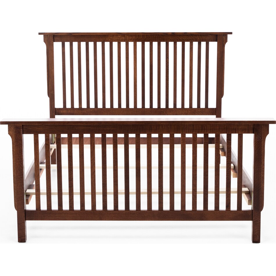 witmer furniture brown queen bed package qplf  