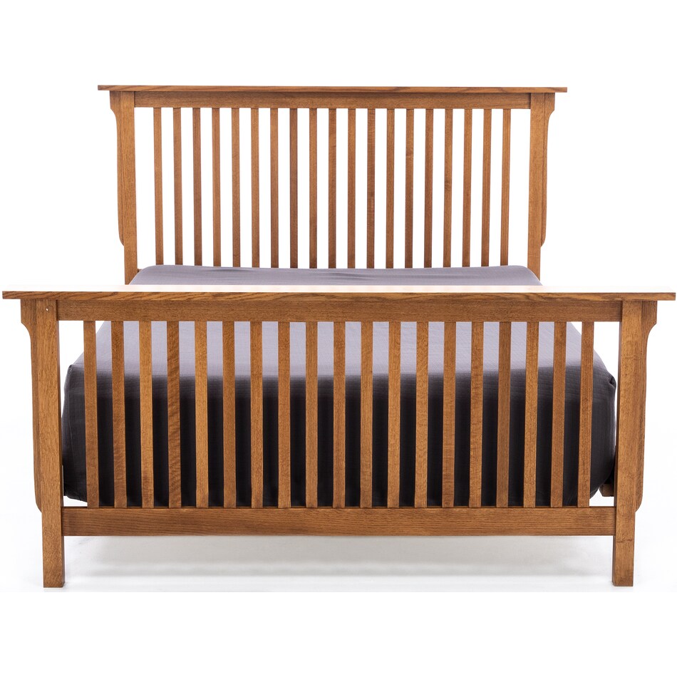 witmer furniture brown queen bed package qsb  