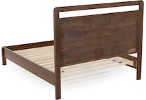 witmer furniture brown queen bed package pq  