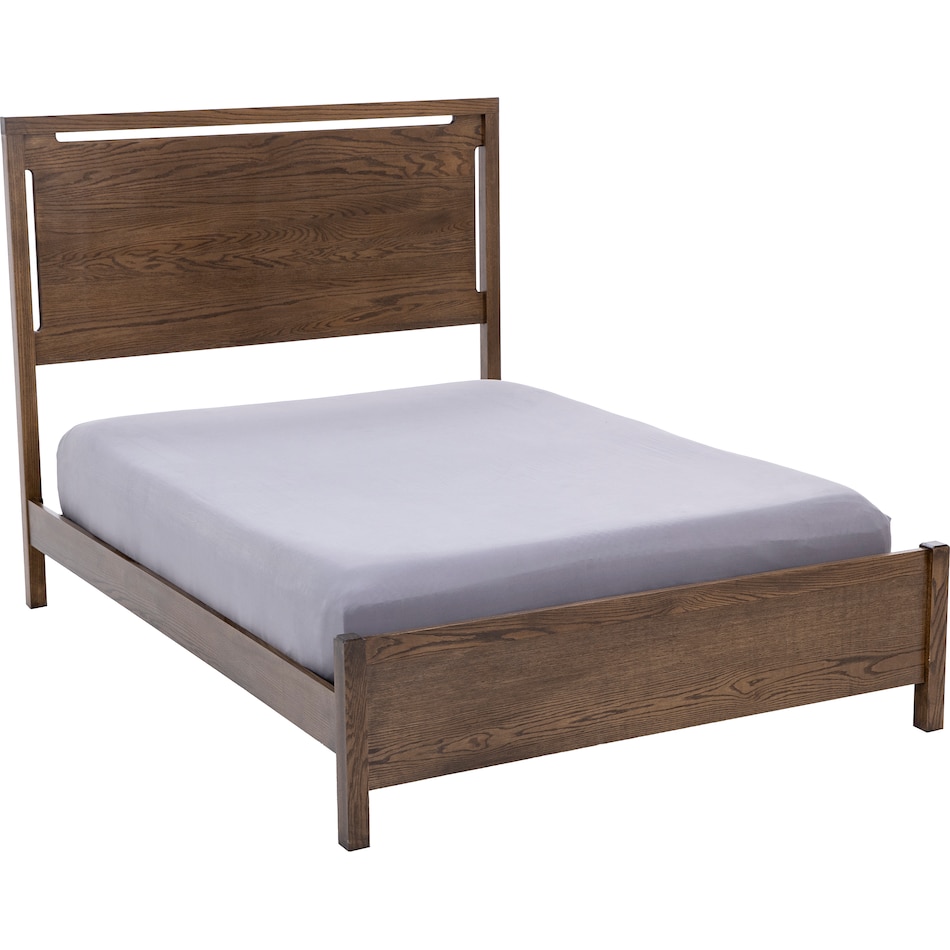 witmer furniture brown queen bed package pqp  