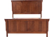 witmer furniture brown queen bed package qpk  