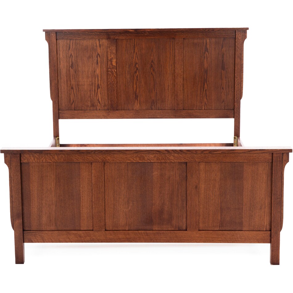 witmer furniture brown queen bed package qpk  