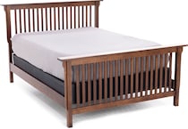 witmer furniture brown queen bed package qpk  