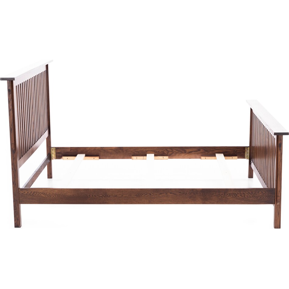 witmer furniture brown queen bed package qpk  