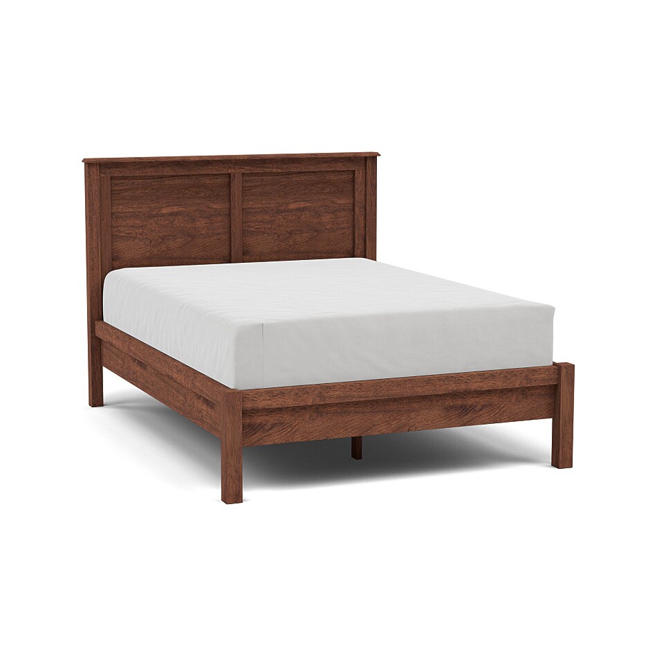 witmer furniture brown queen bed package qpk  