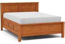 witmer furniture brown queen bed package qpk  