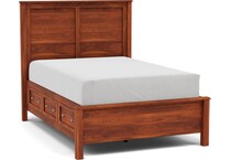 witmer furniture brown queen bed package qpk  