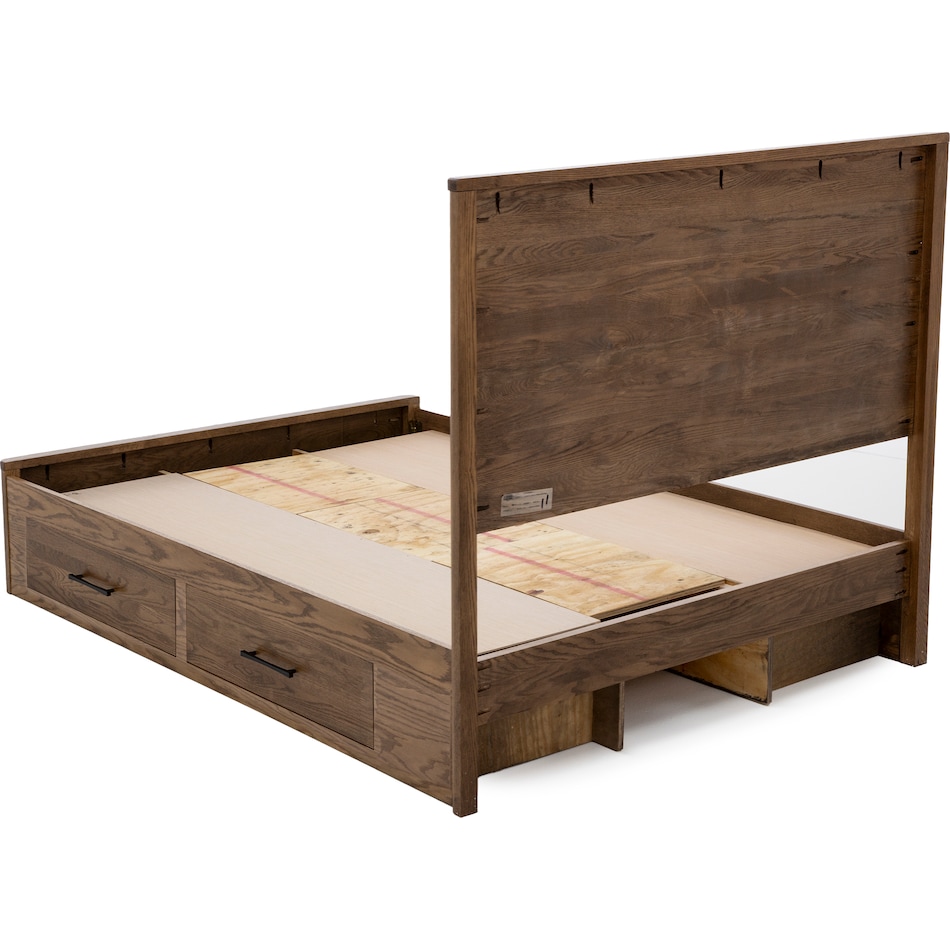 witmer furniture brown queen bed package sqp  