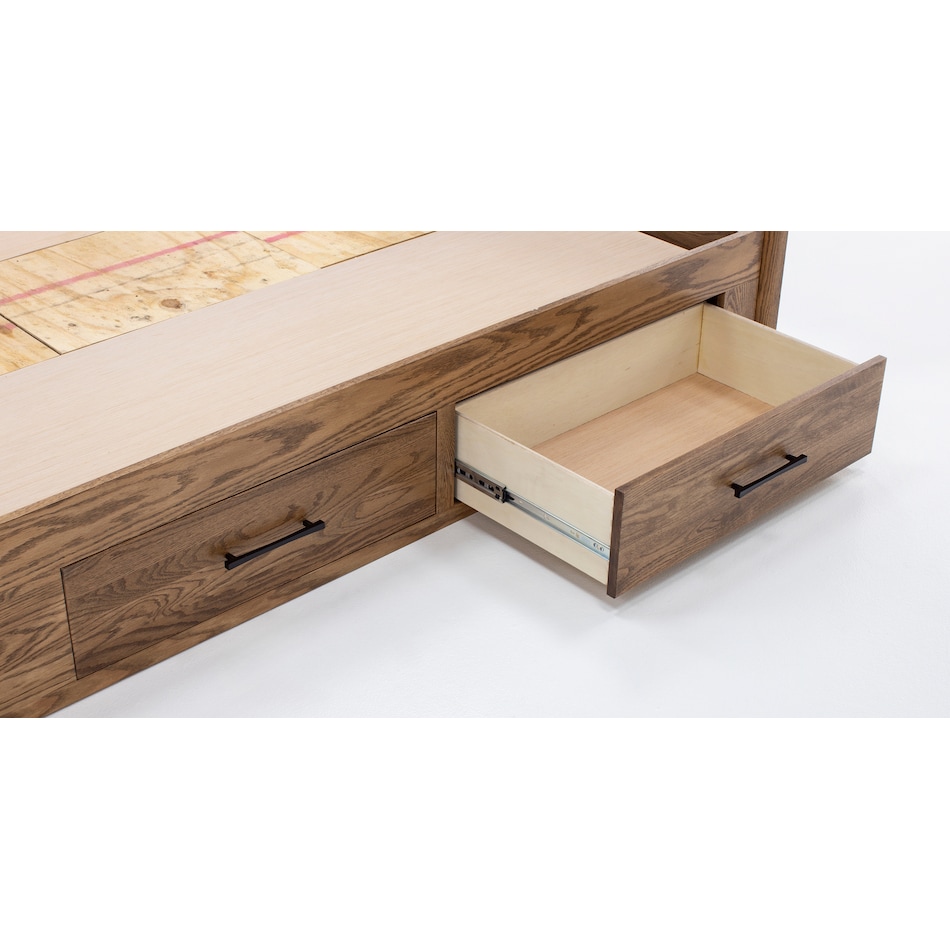 witmer furniture brown queen bed package sqp  