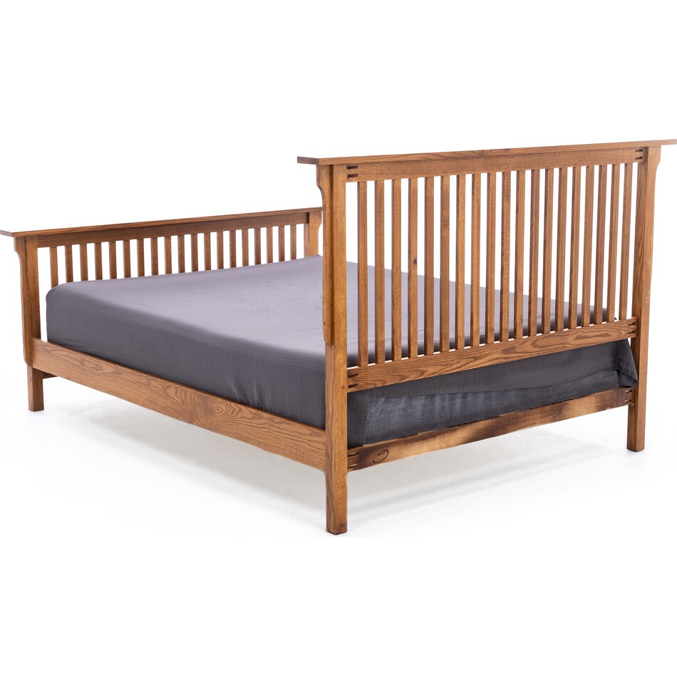 witmer furniture brown queen bed package ksb  