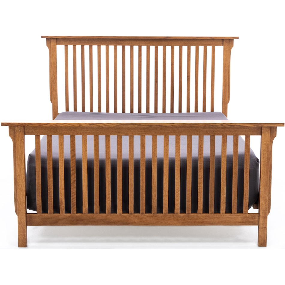 witmer furniture brown queen bed package ksb  