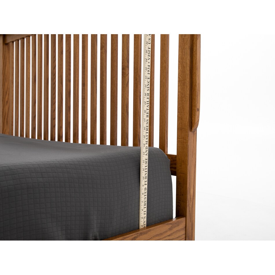 witmer furniture brown queen bed package ksb  