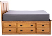 witmer furniture brown queen bed package qps  