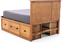 witmer furniture brown queen bed package qps  
