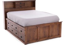 witmer furniture brown queen bed package kpk  