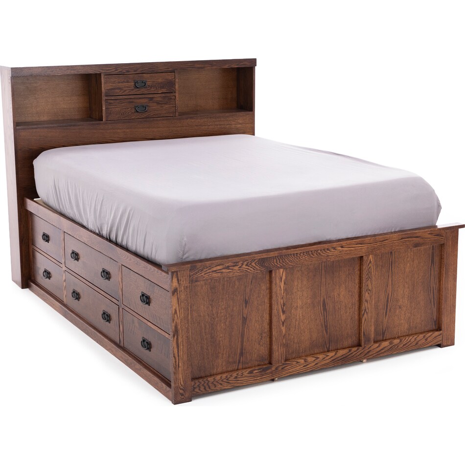 witmer furniture brown queen bed package kpk  