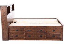 witmer furniture brown queen bed package kpk  