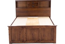 witmer furniture brown queen bed package kpk  