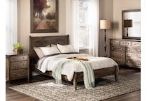 witmer furniture brown queen bed package lifestyle image qp  
