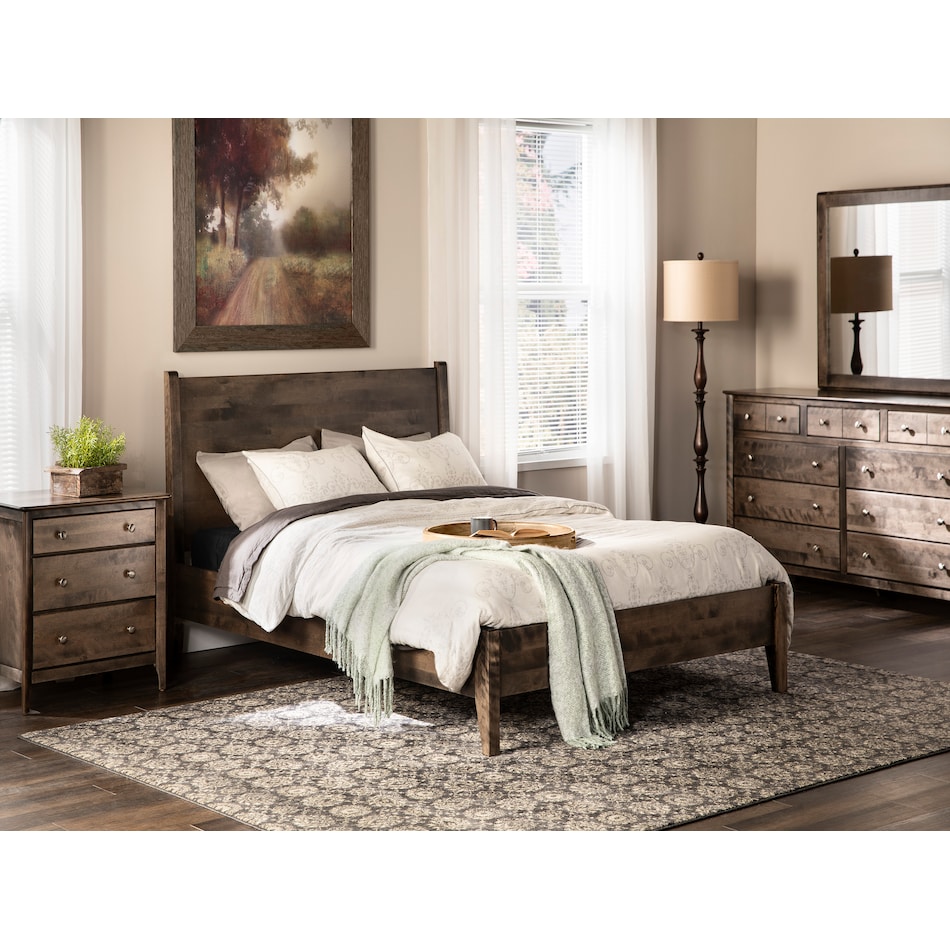 witmer furniture brown queen bed package lifestyle image qp  