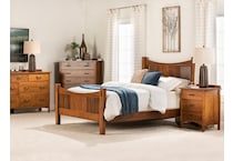 witmer furniture brown queen bed package lifestyle image qb  